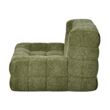 Zephyr Chenille Compressed Armless Lounge Chair